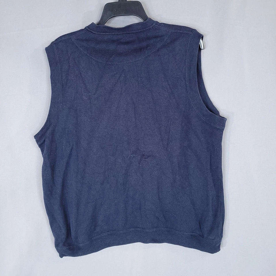 Cutter & Buck Men's Sweater Vest Pullover Sleeveless Navy Size M - Image 4 of 4