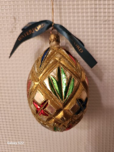 Vintage Waterford Holiday Heirlooms Lismore Ei Weihnachten Ostern Ornament - Bild 7 von 12