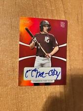 2022 Leaf Perfect Game Showcase - Cameron Chee-Aloy - Red Just Minors Auto 3/6