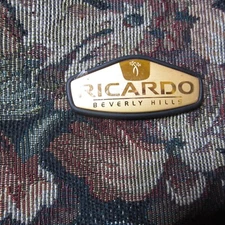 Ricardo Beverly Hills  VtgTote, Floral Tapestry, Carry On Travel Overnight Bag