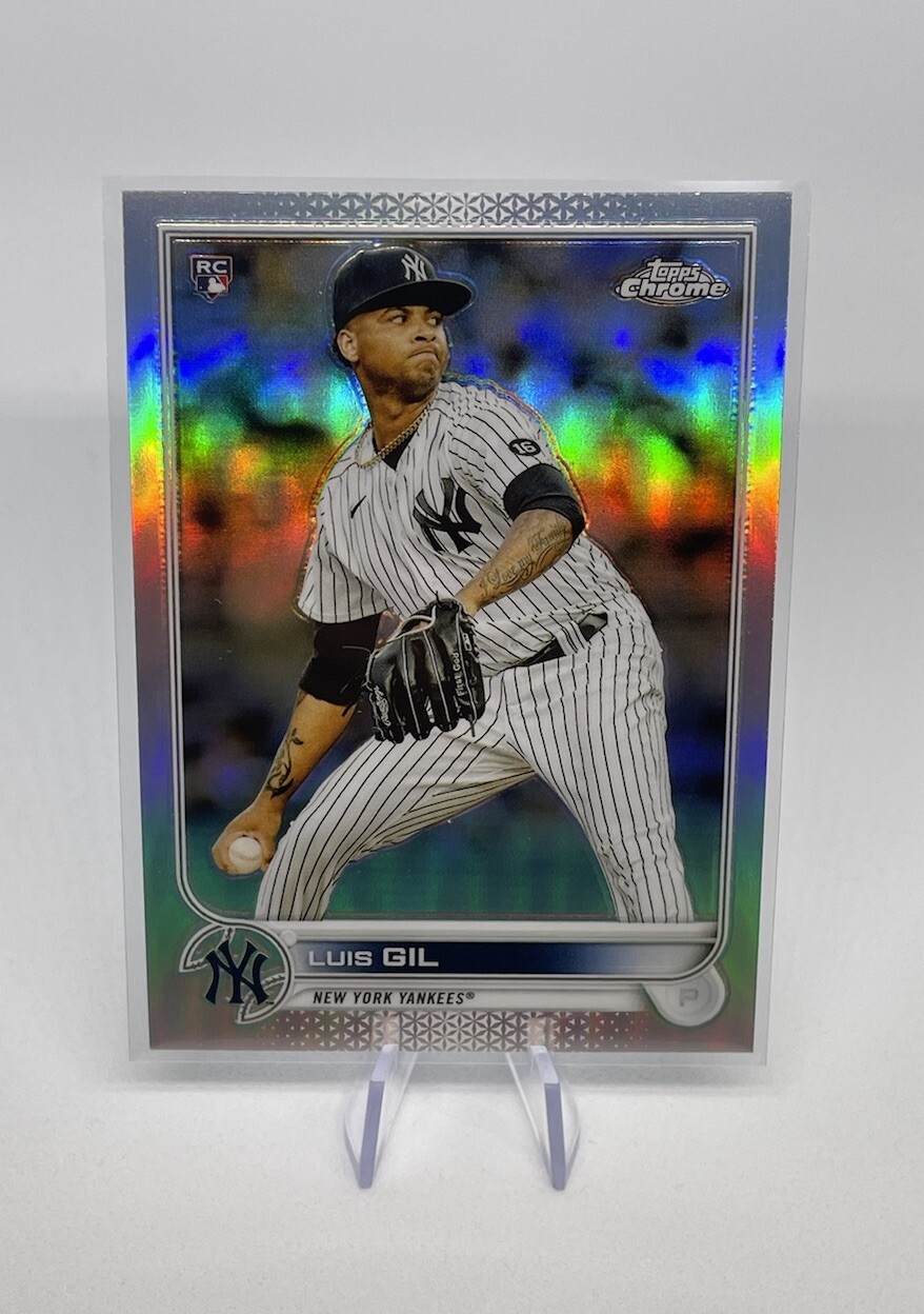 2022 Topps Chrome - LUIS GIL - Rookie Refractor #202 (RC) Yankees 💎💎💎
