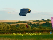 Photo - Parachute landing Redlands Airfield Wanborough Swindon (2)  c2009