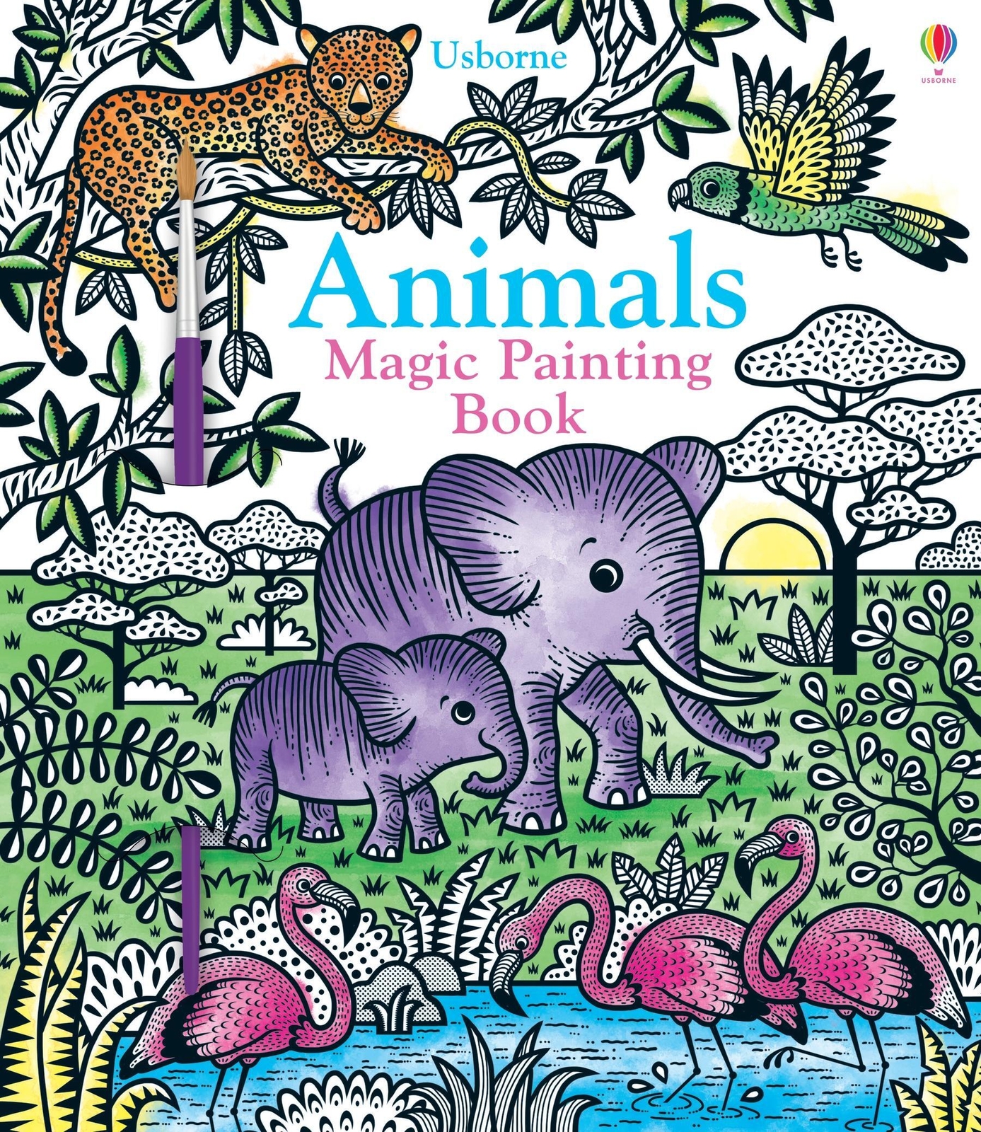 Thumbnail - Sam Taplin | Animals Magic Painting Book | Taschenbuch | Englisch