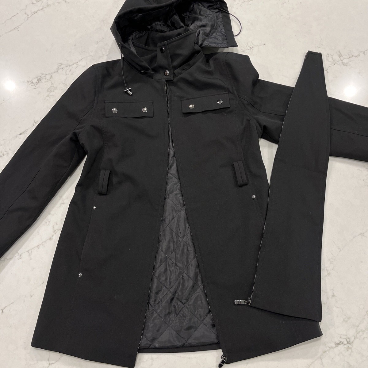 ジャケット・アウター SOPHNET. OVER SIZED COAT BLACK/L Japanese Weekend Convertible Mamacoat Black Maternity Hooded