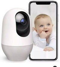 Nooie Cam 360 Baby Pet Elder Camera WiFi Indoor, 360-degree Wireless