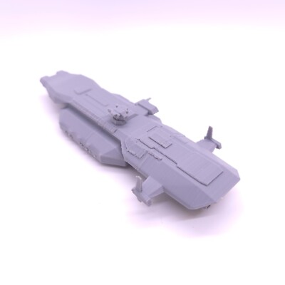 Marine Frigate - 1'', 3'', 6'' or 12''  Model - Spaceship Sci-fi Custom Homeworld
