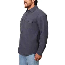 Freedom Foundry Mens Fleece Lined Flannel Shirt Jacket Heavyweight Button-Up NWT