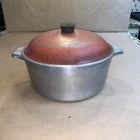 Vtg Wagner Ware Sidney O Magnalite Stock Pot Dutch Oven 4248 P USA Club Lid E1