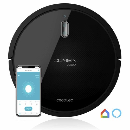 Cecotec Robot Aspirador Conga Serie 1090 Connected App Cepillo Especial  Mascotas | eBay