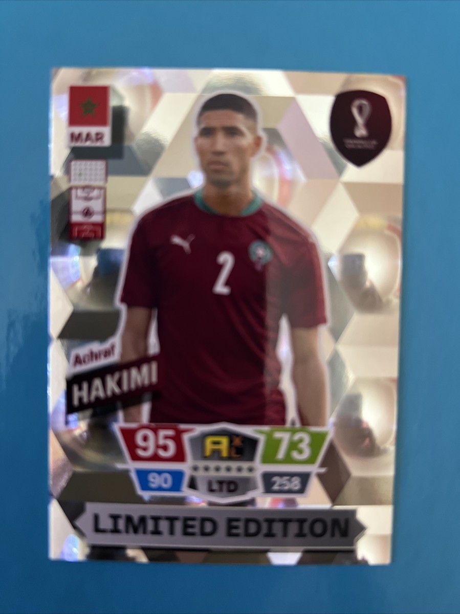 fifa world cup qatar 2022 Achraf Hakimi LTD EDITION card new