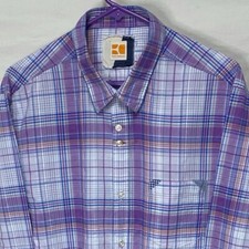 BOSS ORANGE Men s L/S Casual Shirt Size X-LARGE Color MULTI COLOR Plaid