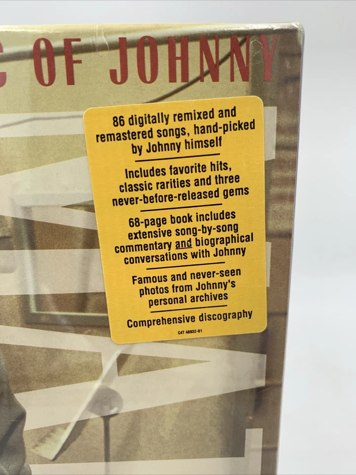 Johnny Mathis Box Set Cassettes Outer Sealed A Personal Collection Hype Stickers - Image 4 of 4