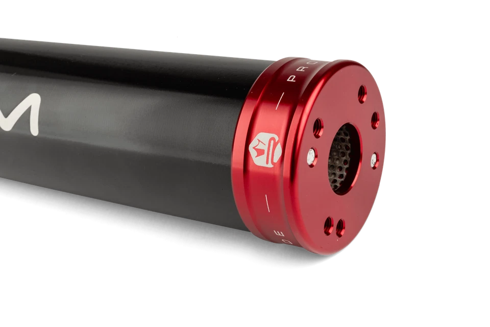 Silenciador KRM 90 - 110 negro - rojo - Imagen 4 de 4