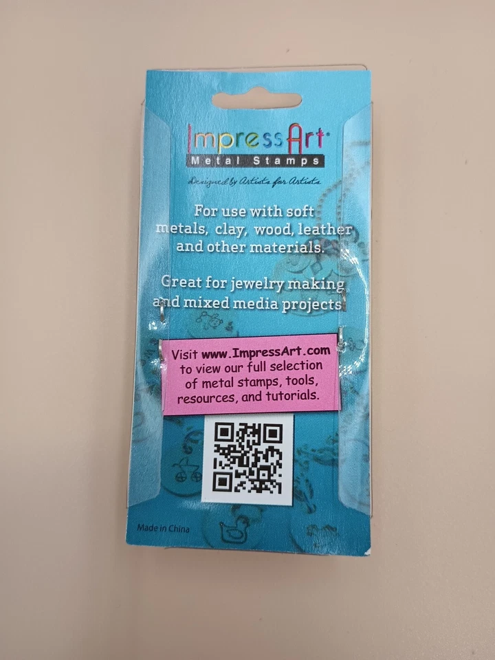 Sello de diseño de metal Sara ImpressArt punzón de acero 6 mm para hacer joyas Foto 3 de 3