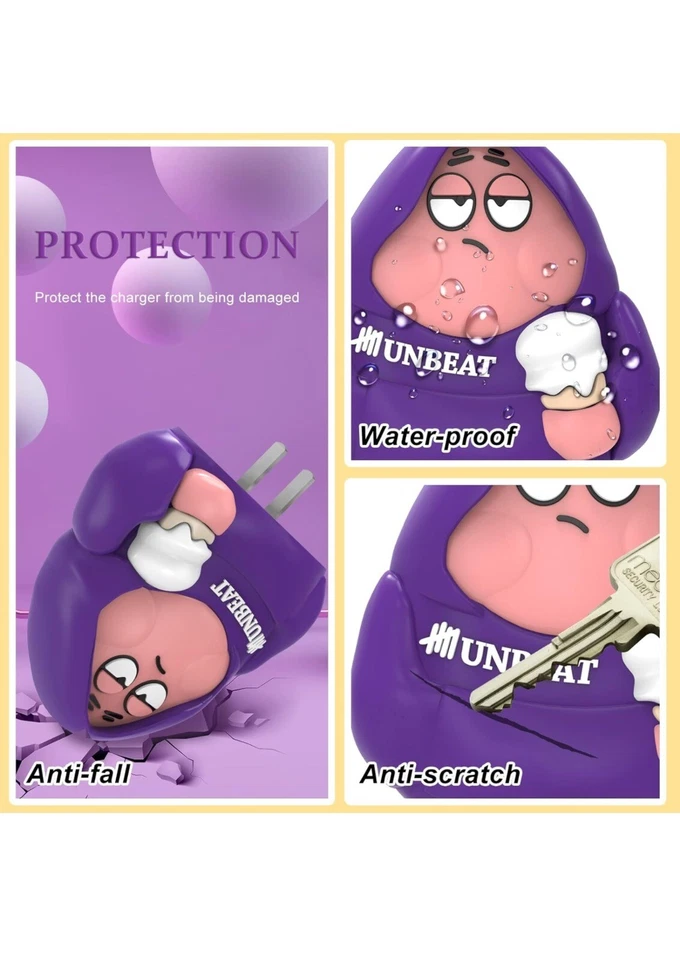 Shiba 3D Cute Cartoon For iPhone 18W 20W Charger and Cable Protector - Image 3 of 4