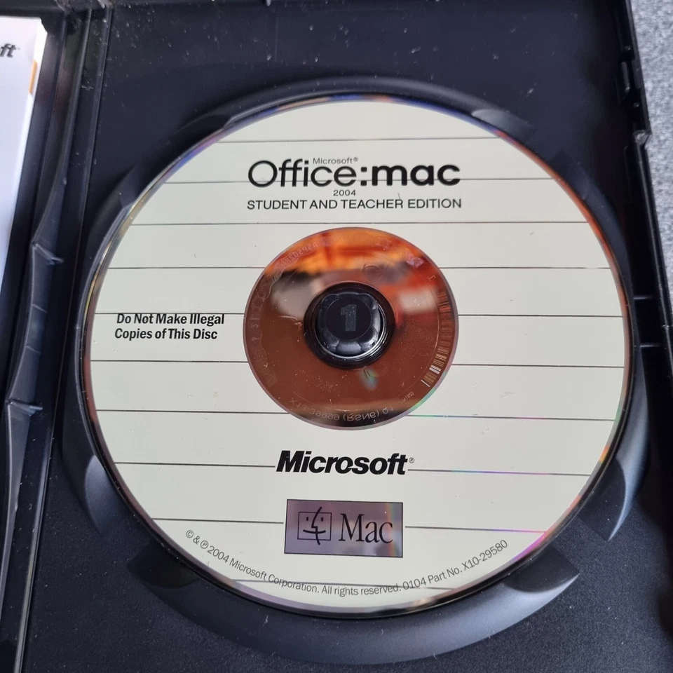 Microsoft Office For Mac 2004 With CD keys - Power Mac G3 G4 G5 - Image 2 of 4