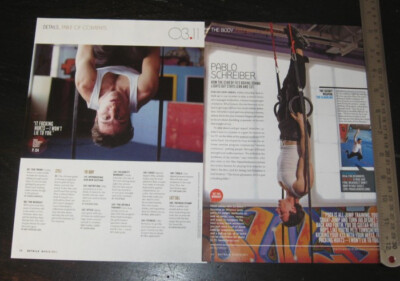 Pablo Schreiber original TWO magazine clippings pages PHOTO article