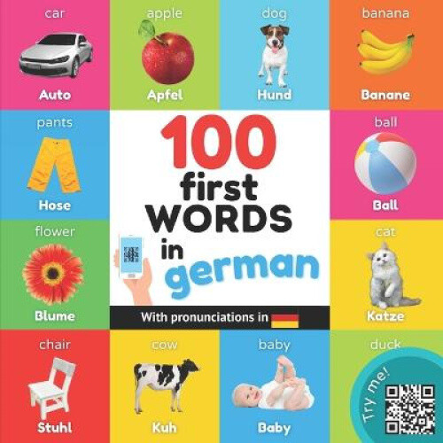 100 first words in german Bilingual picture book for kids english