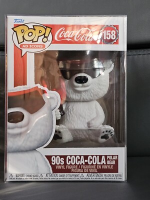 Funko Pop! Vinyl: Coca-Cola - 90s Coca Cola Polar Bear #158