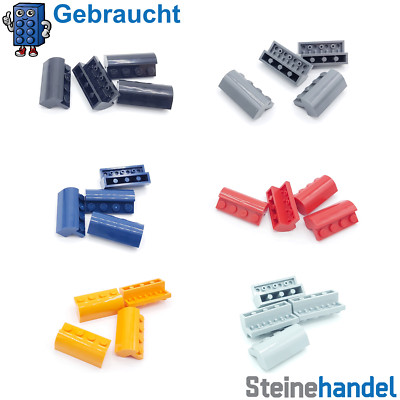 LEGO  2x4x1 1/3 Schrägstein Bogenstein mit 4 Studs Slope  4 Stück ( 6081 )