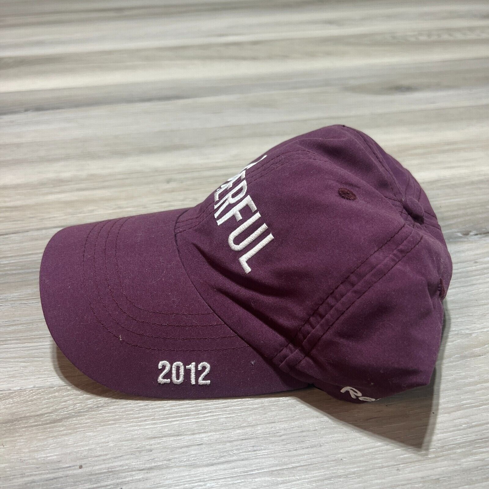 Reebok Powerful 2012 Strapback Hat Cap Purple Adj… - image 2