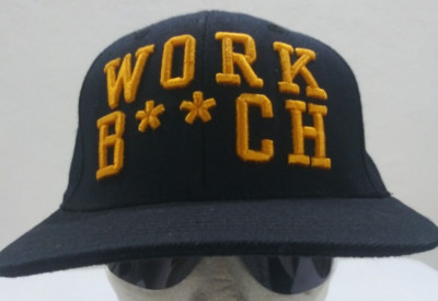 WORK B**CH Britney Spears Hat Black/Gold Adjustable Magic  display picture 2