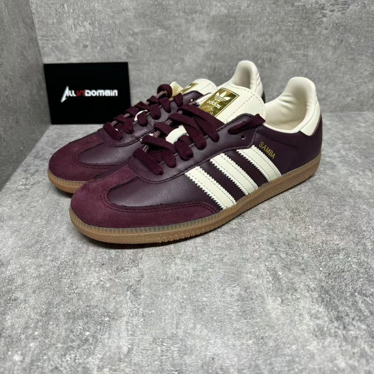 adidas Samba OG Maroon W for sale | eBay