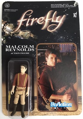 Firefly Malcolm Reynolds 3.75'' Figure Funko ReAction Figures NEW Unpunched