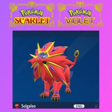 Pok mon SHINY SOLGALEO 6iv - POKEMON SCARLET / VIOLET