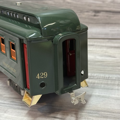 MTH No 429 Combine 10-1107B Dark Green Standard Gauge Tinplate Lighted "B" - Picture 8 of 18