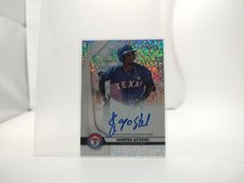 SHERTEN APOSTEL 2020 BOWMAN STERLING #BSPA-SA SPECKLED PROSPECT AUTO / RANGERS