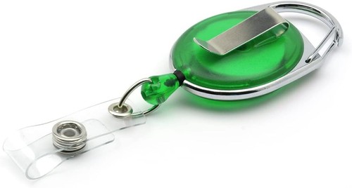 Id Card Holder Retractable Premier Yoyo Reels Clip with Clear Identity Badge Set - Picture 36 of 87