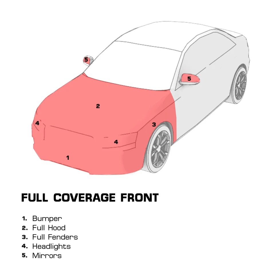 Sujetador transparente con película de protección de pintura precortada 3M PRO PPF para Hyundai Santa Fe 2024-2026 Foto 2 de 4