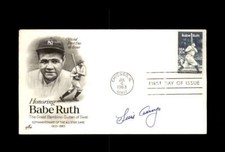 Luis Arroyo Signed 1983 FDC Babe Ruth Cache New York Yankees Autograph