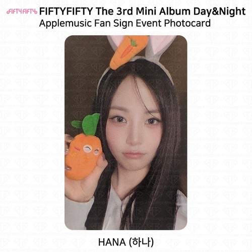FIFTY FIFTY 3. Mini Album Tag & Nacht Applemusic Fan Schild Event Fotokarte KPOP - Bild 7 von 8