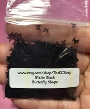 Solvent Resistant Matte Butterfly Shape Glitter Nail Face Crafts Epoxy US Seller