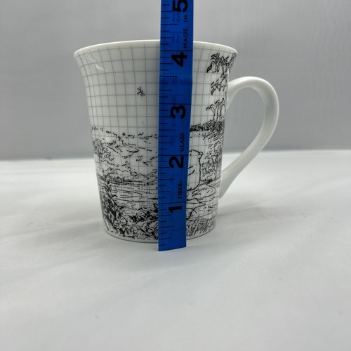 Disney Sketchbook Winnie the Pooh and Friends Mug BLACK WHITE - NEW - Picture 7 of 7