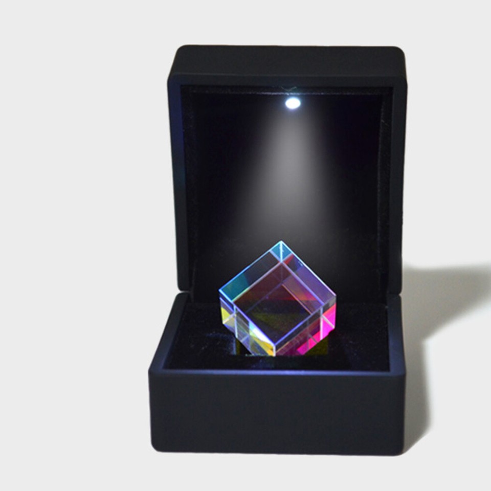 Rainbow Maker Dispersion Physics Gyroscope Large Crystal Suncatcher Photography eBay