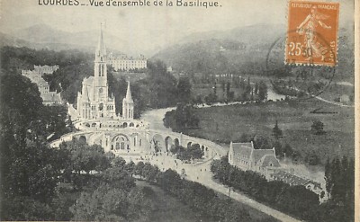 CP LOURDES BASILIKA ÜBERSICHT B 5423