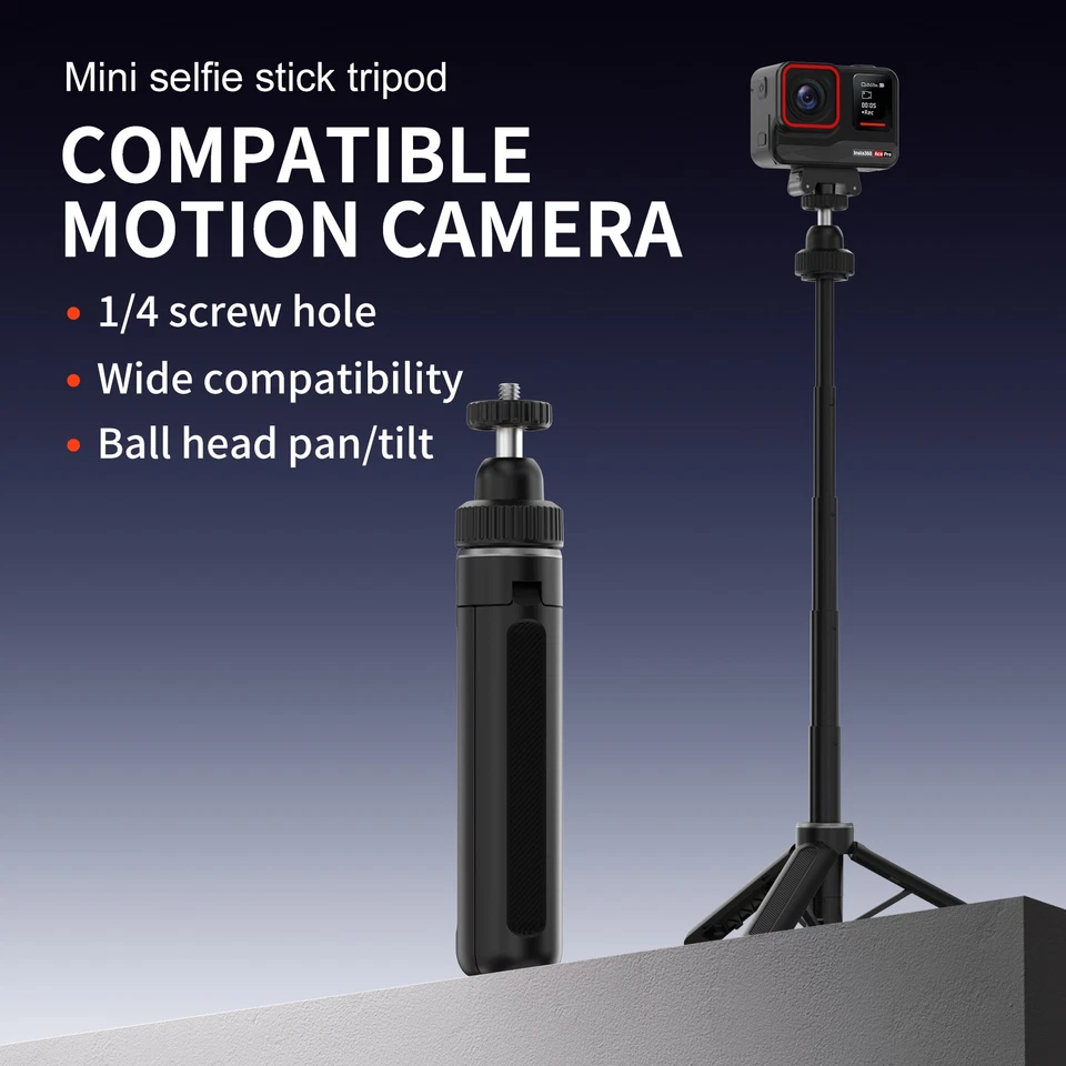 Stable Camera Tripod Selfie Stick Mini Stand Extendable - Image 3 of 4
