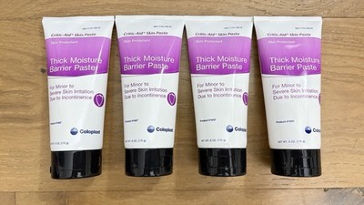 Critic-Aid Thick Moisture Barrier Paste Anorectal Skin Protectant 6 Oz Pack of 4