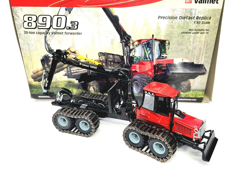 Komatsu Valmet 890.3 Forwarder - Sword 1:50 Scale Diecast Model #SW3007 New - Image 3 of 4