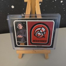 2017 STAR WARS REISE ZU DEN LETZTEN JEDI EMBLEM PATCH #MP-GO GENERAL LEIA ORGANA