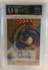 2023-24 Finest Chet Holmgren Gold Auto 3/50 Arena 9.5 Mint+ 10 Auto