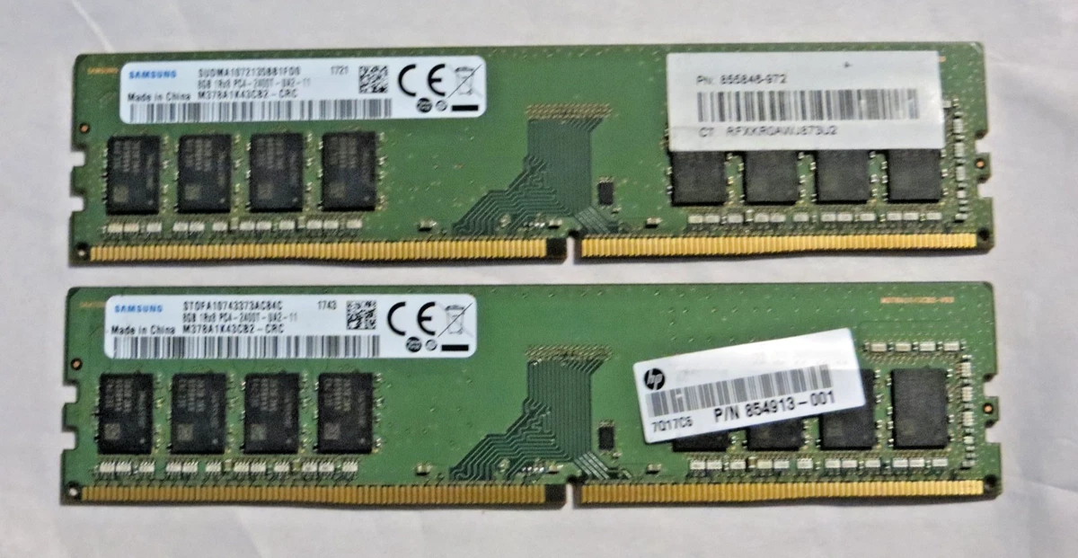 Samsung PC4-19200 (DDR4-2400) Bus Speed Computer RAM 16 GB Total