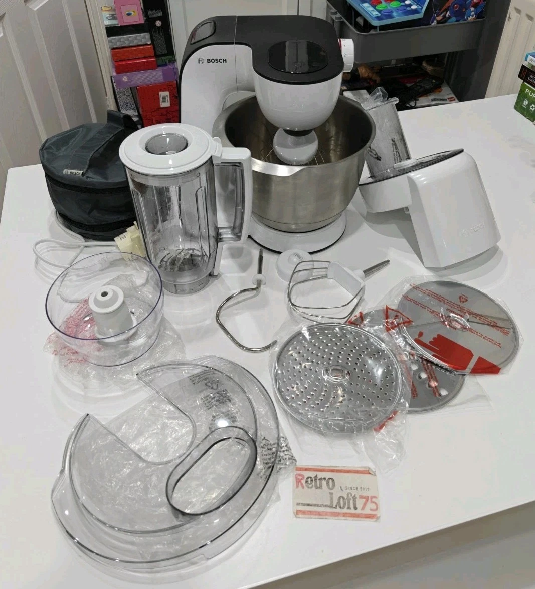 Bosch MUM52120GB Food Processor 3.9L Stainless Steel Bowl With Accessories. Vgc.
Opens in a new wind