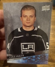 2020-21 Upper Deck Cole Hults Young Guns #724 Rookie Los Angeles Kings