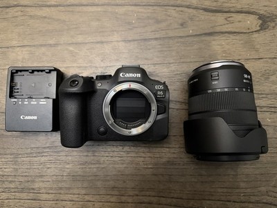 Canon EOS R6 Mark II + RF 24-105mm f/4 L IS USM Lens   63 Shutter Count