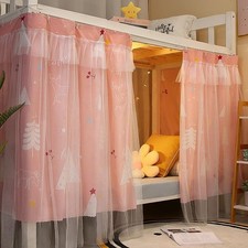 Bottom Bunk Bed Curtains Single Bed Tent Curtain Blackout Beds Drapes Dustproof