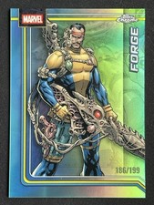 Forge 2026 Topps Chrome Marvel Comics Aqua Refractor 186/199 #37